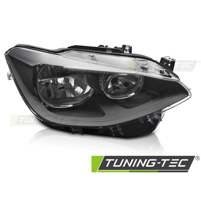 Fari Anteriori Nero per BMW Serie 1 F20 F21 2011-2014 (Cod. TT-FBM06R)