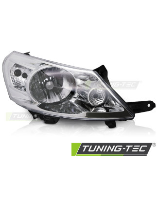 Fari Anteriori Cromato per Citroën Jumpy Peugeot Expert Fiat Scudo 2007-2016 (Cod. TT-FCI13R)
