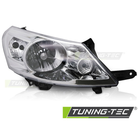 Fari Anteriori Cromato per Citroën Jumpy Peugeot Expert Fiat Scudo 2007-2016 (Cod. TT-FCI13R)