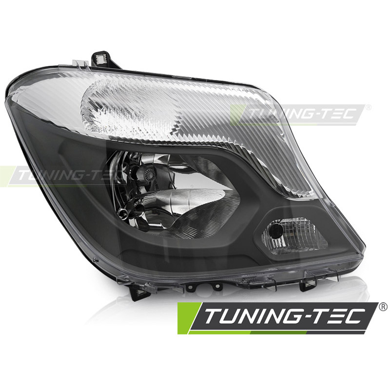 Fari Anteriori Nero per Mercedes-Benz Sprinter W906 2013-2018 (Cod. TT-FME12R)