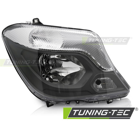 Fari Anteriori Nero per Mercedes-Benz Sprinter W906 2013-2018 (Cod. TT-FME12R)
