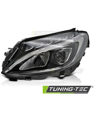 Fari Anteriori LED Nero per Mercedes-Benz W205 2014-2018 (Cod. TT-FME06L)