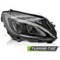 Fari Anteriori LED Nero per Mercedes-Benz W205 2014-2018 (Cod. TT-FME06R)