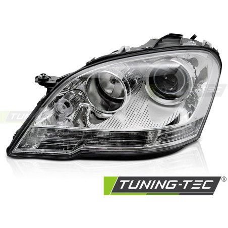 Fari Anteriori Cromato per Mercedes-Benz W164 2009-2011 (Cod. TT-FME11L)