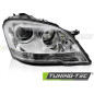 Fari Anteriori Cromato per Mercedes-Benz W164 2009-2011 (Cod. TT-FME11R)