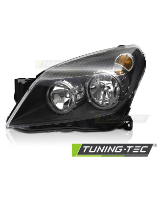 Fari Anteriori Nero per Opel Astra H 2004-2010 (Cod. TT-FOP03L)