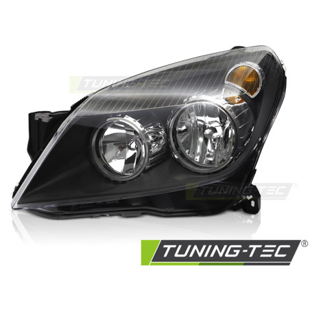 Fari Anteriori Nero per Opel Astra H 2004-2010 (Cod. TT-FOP03L)