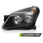 Fari Anteriori Nero per Opel Astra H 2004-2010 (Cod. TT-FOP03L)