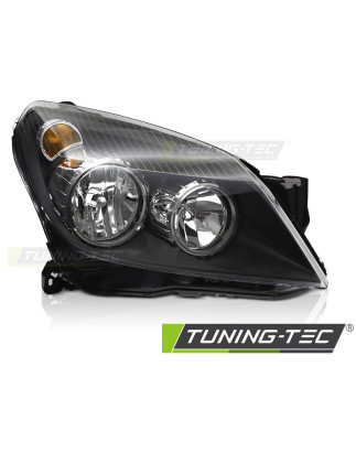 Fari Anteriori Nero per Opel Astra H 2004-2010 (Cod. TT-FOP03R)