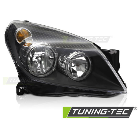 Fari Anteriori Nero per Opel Astra H 2004-2010 (Cod. TT-FOP03R)