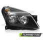 Fari Anteriori Nero per Opel Astra H 2004-2010 (Cod. TT-FOP03R)