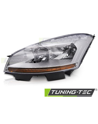 Fari Anteriori Cromato per Citroën C4 Picasso 2006-2010 (Cod. TT-FCI09L)