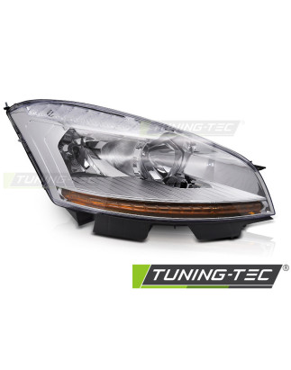 Fari Anteriori Cromato per Citroën C4 Picasso 2006-2010 (Cod. TT-FCI09R)