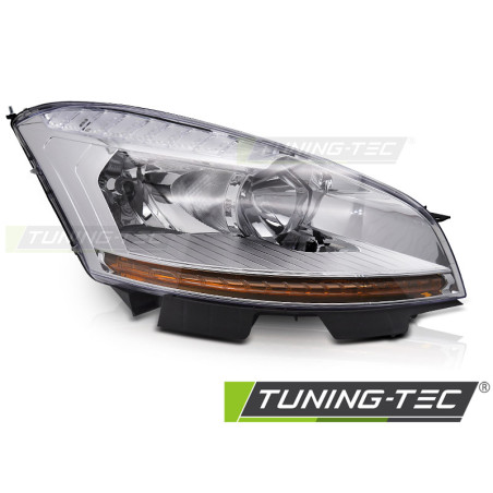 Fari Anteriori Cromato per Citroën C4 Picasso 2006-2010 (Cod. TT-FCI09R)