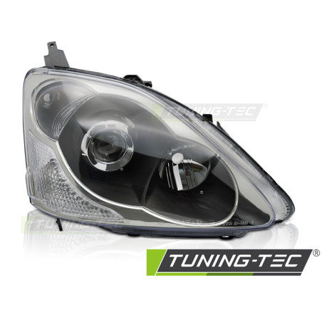Fari Anteriori Nero per Honda Civic 2003-2006 (Cod. TT-FHO01R)