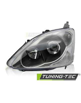 Fari Anteriori Nero per Honda Civic 2003-2006 (Cod. TT-FHO01L)