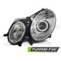 Fari Anteriori Cromato per Mercedes-Benz W211 2006-2009 (Cod. TT-FME08L)