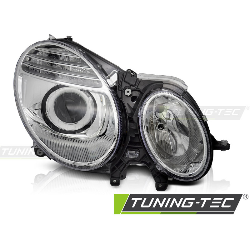 Fari Anteriori Cromato per Mercedes-Benz W211 2006-2009 (Cod. TT-FME08R)