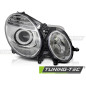 Fari Anteriori Cromato per Mercedes-Benz W211 2006-2009 (Cod. TT-FME08R)