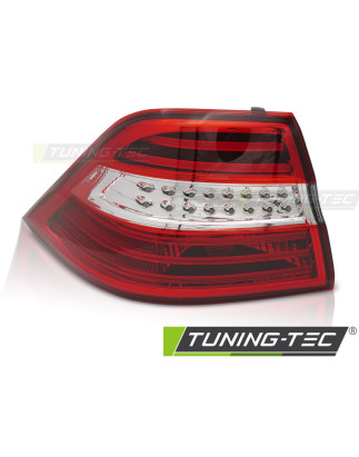 Fanali Posteriori LED LED Rosso/bianco per Mercedes-Benz Gle / Ml W166 2011-2015 (Cod. TT-RME03L)