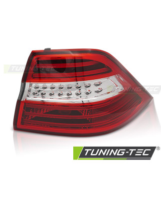Fanali Posteriori LED LED Rosso/bianco per Mercedes-Benz Gle / Ml W166 2011-2015 (Cod. TT-RME03R)
