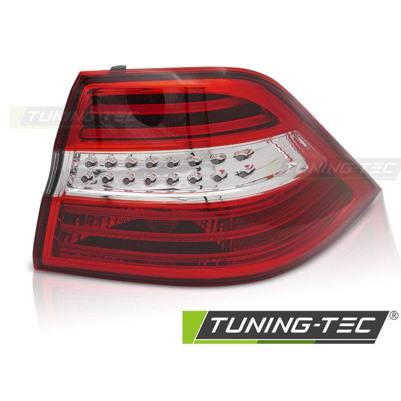 Fanali Posteriori LED LED Rosso/bianco per Mercedes-Benz Gle / Ml W166 2011-2015 (Cod. TT-RME03R)