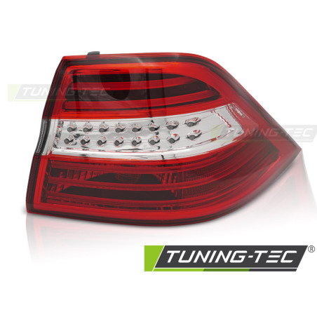 Fanali Posteriori LED LED Rosso/bianco per Mercedes-Benz Gle / Ml W166 2011-2015 (Cod. TT-RME03R)
