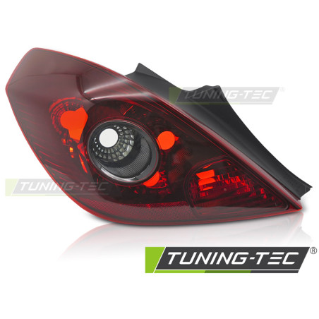 Fanali Posteriori Rosso Fumé per Opel Corsa D 3D 2006-2011 (Cod. TT-ROP01L)