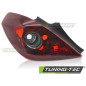 Fanali Posteriori Rosso Fumé per Opel Corsa D 3D 2006-2011 (Cod. TT-ROP01L)