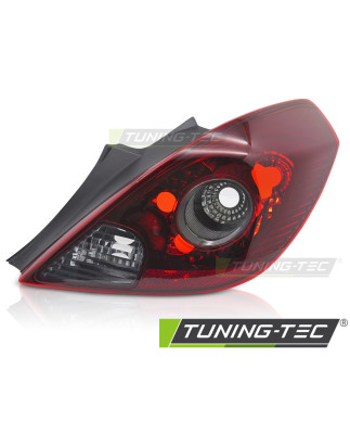 Fanali Posteriori Rosso Fumé per Opel Corsa D 3D 2006-2011 (Cod. TT-ROP01R)
