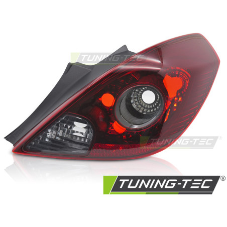 Fanali Posteriori Rosso Fumé per Opel Corsa D 3D 2006-2011 (Cod. TT-ROP01R)