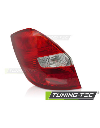 Fanali Posteriori Rosso/bianco per Skoda Fabia 2007-2014 (Cod. TT-RSK01L)