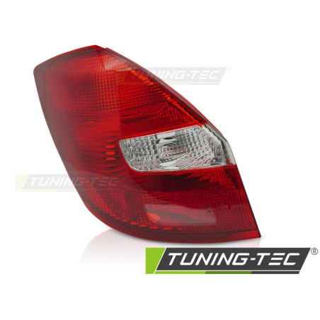 Fanali Posteriori Rosso/bianco per Skoda Fabia 2007-2014 (Cod. TT-RSK01L)