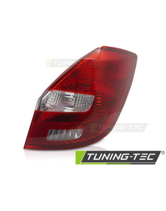 Fanali Posteriori Rosso/bianco per Skoda Fabia 2007-2014 (Cod. TT-RSK01R)