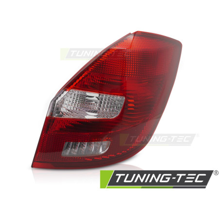 Fanali Posteriori Rosso/bianco per Skoda Fabia 2007-2014 (Cod. TT-RSK01R)