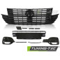 Griglia Frontale Nero Lucido Nero per Volkswagen Transporter T6.1 Dal 2020 (Cod. TT-GRVW34)