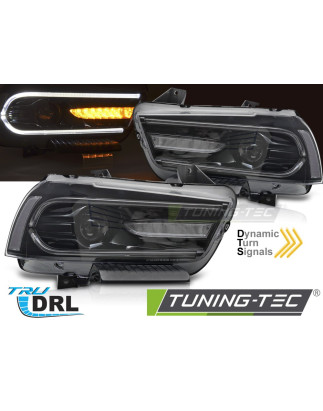 Fanali Posteriori LED Nero per Dodge Charger Lx Ii 2011-2015 (Cod. TT-LPDO34)