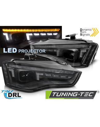 Fari Anteriori LED Nero per Audi A5 2011-2016 (Cod. TT-LPAUG4)