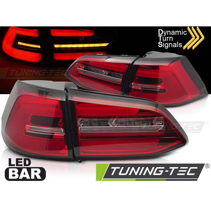 Fanali Posteriori LED Rosso/bianco per Volkswagen Golf 7 Sw 2017-2019 (Cod. TT-LDVWT1)