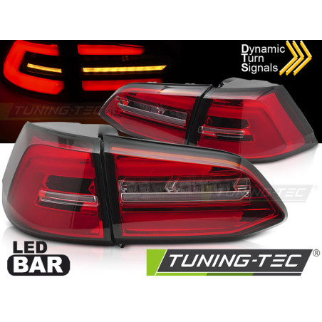 Fanali Posteriori LED Rosso/bianco per Volkswagen Golf 7 Sw 2017-2019 (Cod. TT-LDVWT1)