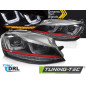 Fari Anteriori Nero per Volkswagen Golf 7 2013-2017 (Cod. TT-LPVWV6)