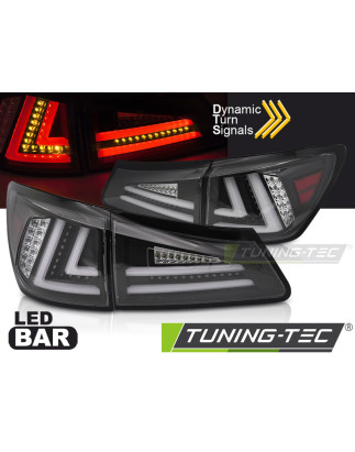 Fanali Posteriori LED Nero per Lexus Is Ii 2006-2013 (Cod. TT-LDLE10)
