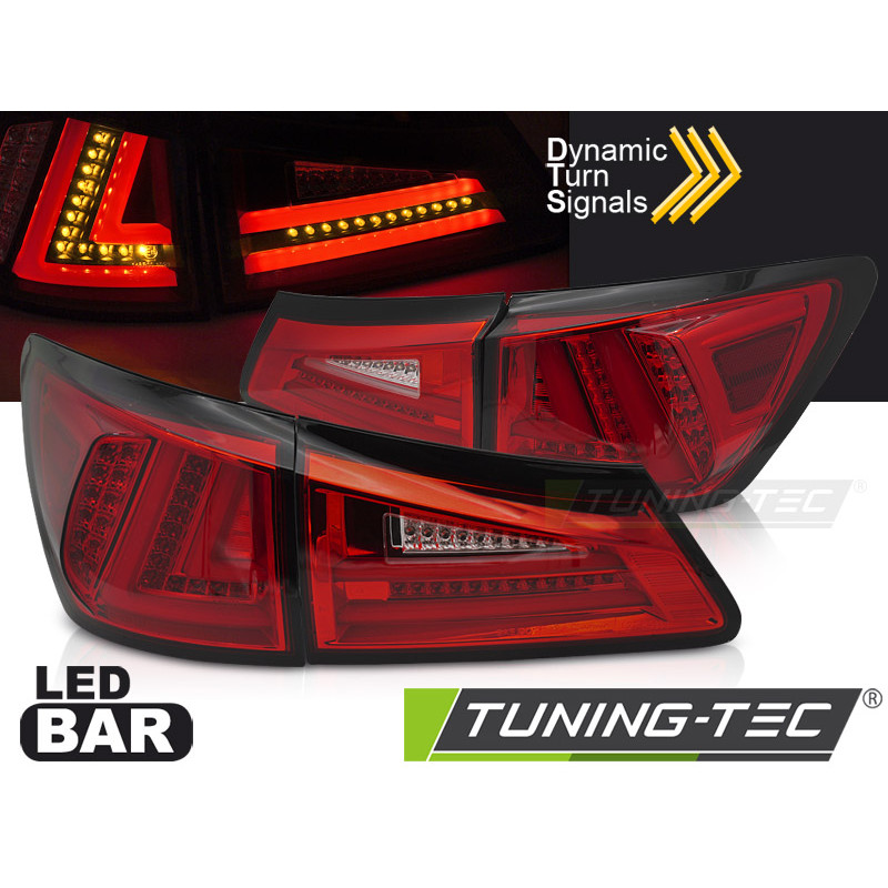 Fanali Posteriori LED Rosso/bianco per Lexus Is Ii 2006-2013 (Cod. TT-LDLE11) Fanali Posteriori LED Rosso/bianco per Lexus Is Ii 2006-2013 (Cod. TT-LDLE11)