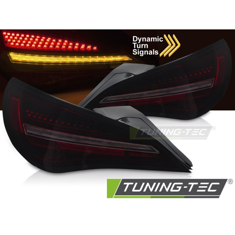Fanali Posteriori LED Nero Rosso Fumé per Mercedes-Benz Cla C117 /x117 14-19 Oe 2013-2019 (Cod. TT-
