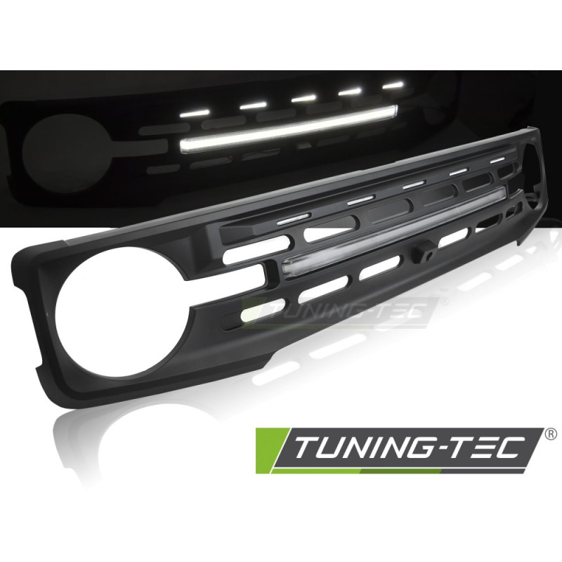Griglia Frontale LED Nero per Ford Bronco Dal 2021 (Cod. TT-GRFO01)