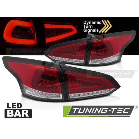 Fanali Posteriori LED Rosso/bianco per Ford Focus Mk 3 Sw 2011-2018 (Cod. TT-LDFO81)