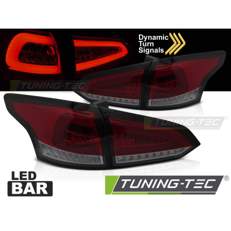 Fanali Posteriori LED Rosso Fumé per Ford Focus Mk 3 Sw 2011-2018 (Cod. TT-LDFO82)