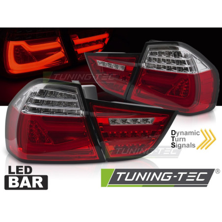 Fanali Posteriori LED Rosso/bianco per BMW Serie 3 E90 2009-2011 (Cod. TT-LDBMK2)