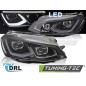 Fari Anteriori LED Nero per Volkswagen Golf 7 2014-2017 (Cod. TT-LPVWW8)