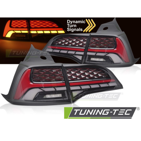 Fanali Posteriori LED per Tesla Model 3 / Model Y 2017-2023 (Cod. TT-LDTE16)